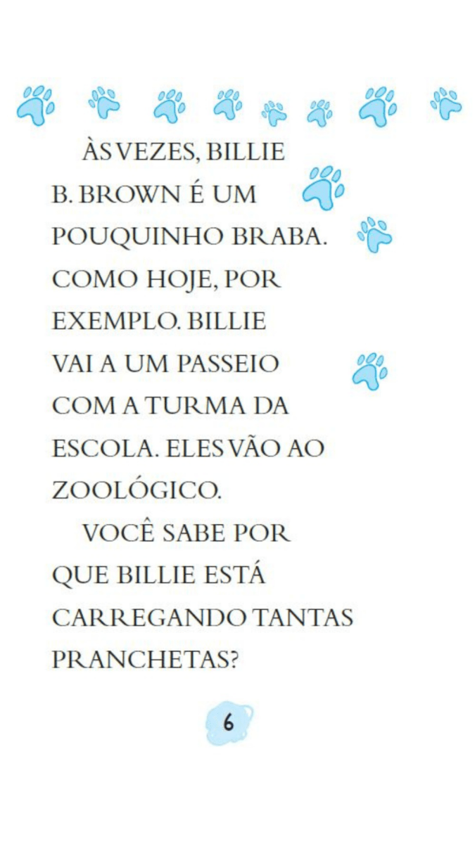 Billie B. Brown - a Estrela do Futebol - Editora Fundamento livro_infantil