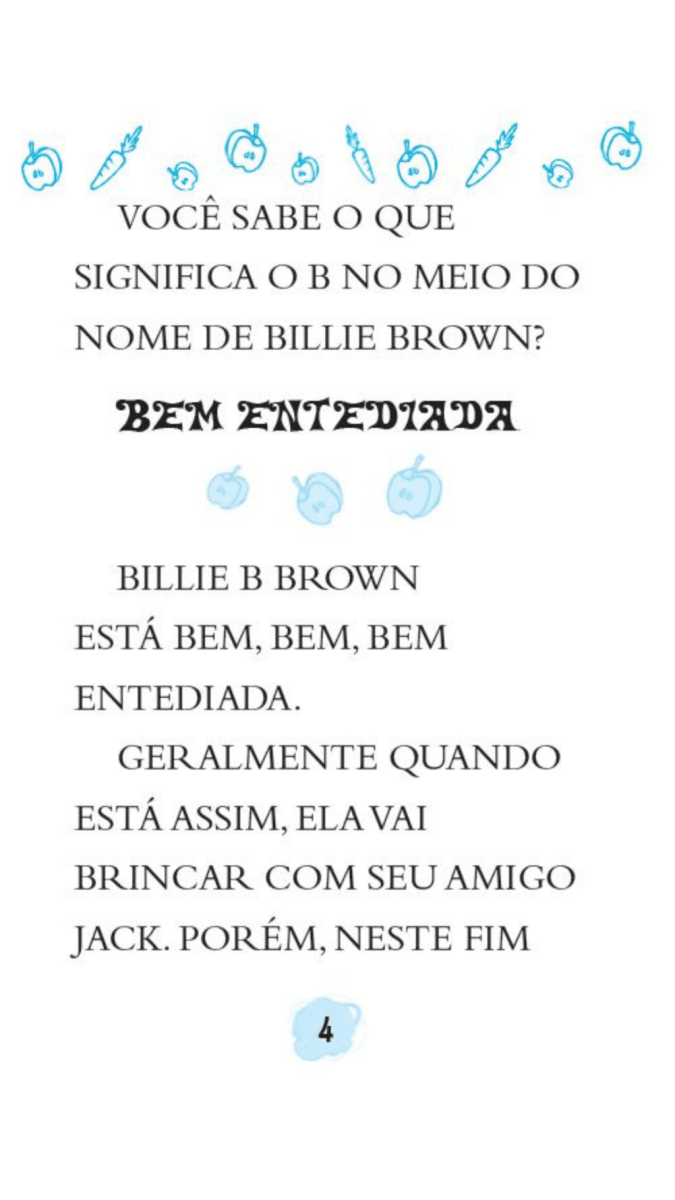 Billie B. Brown - a Irmã Mais Velha - Editora Fundamento livro_infantil