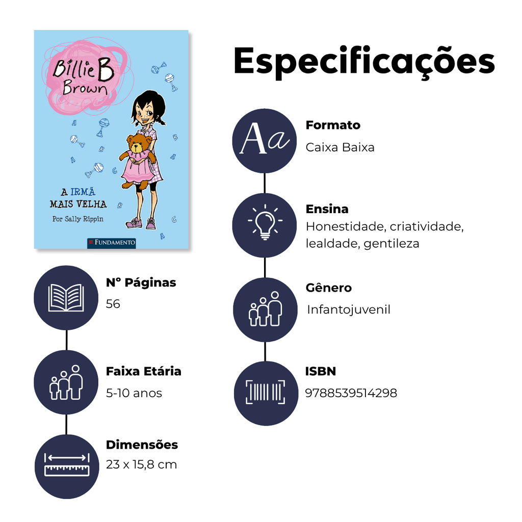 Billie B. Brown - a Irmã Mais Velha - Editora Fundamento livro_infantil