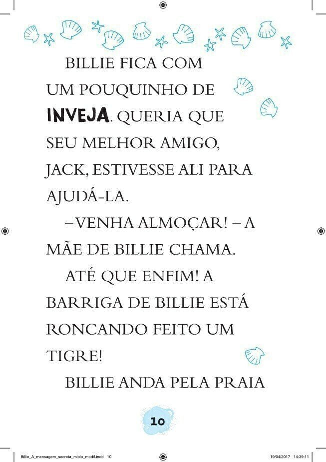 Billie B. Brown - a Mensagem Secreta - Editora Fundamento livro_infantil