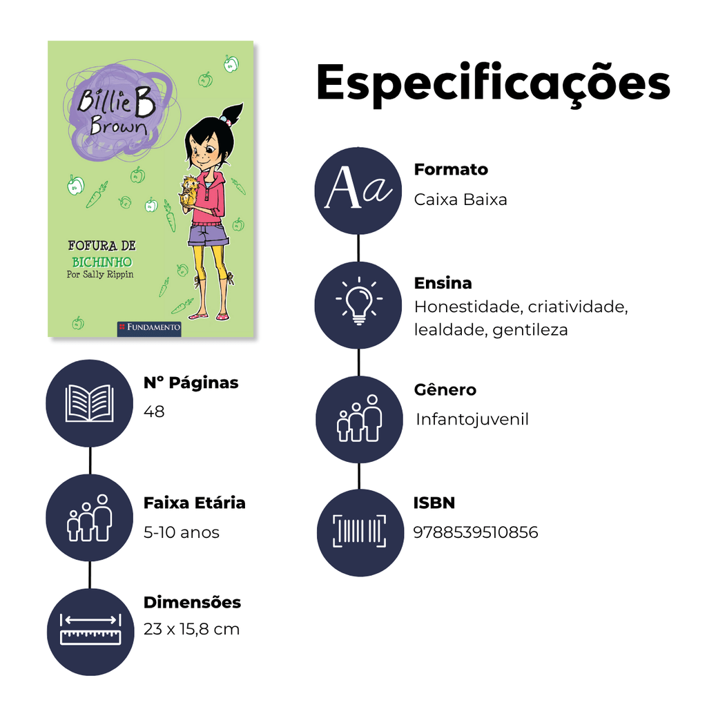 Billie B. Brown - Fofura de Bichinho - Editora Fundamento livro_infantil