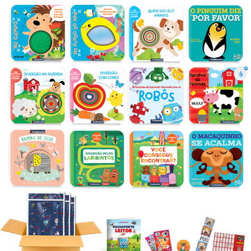Box Fácil - 12 Livros (0 a 3 Anos) - Editora Fundamento livro_infantil