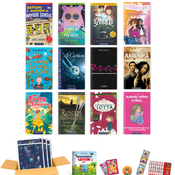 Box Fácil - 12 Livros (+10 Anos) Meninas - Editora Fundamento livro_infantil