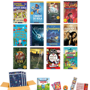 Box Fácil - 12 Livros (+10 Anos) Meninos - Editora Fundamento livro_infantil