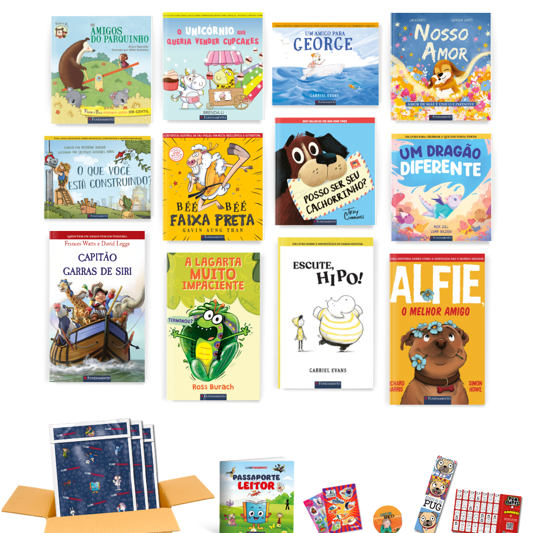 Box Fácil - 12 Livros (3 a 6 Anos) - Editora Fundamento livro_infantil