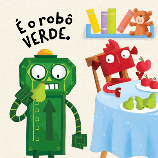 Brincando de Esconde - esconde com Os Robôs - Editora Fundamento livro_infantil