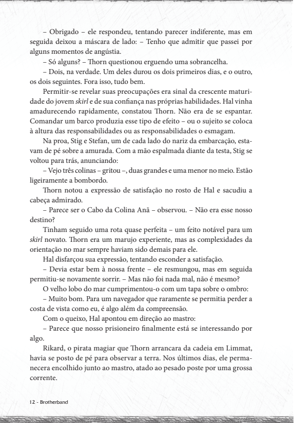 Brotherband 01 - Os Exilados - Editora Fundamento livro_infantil