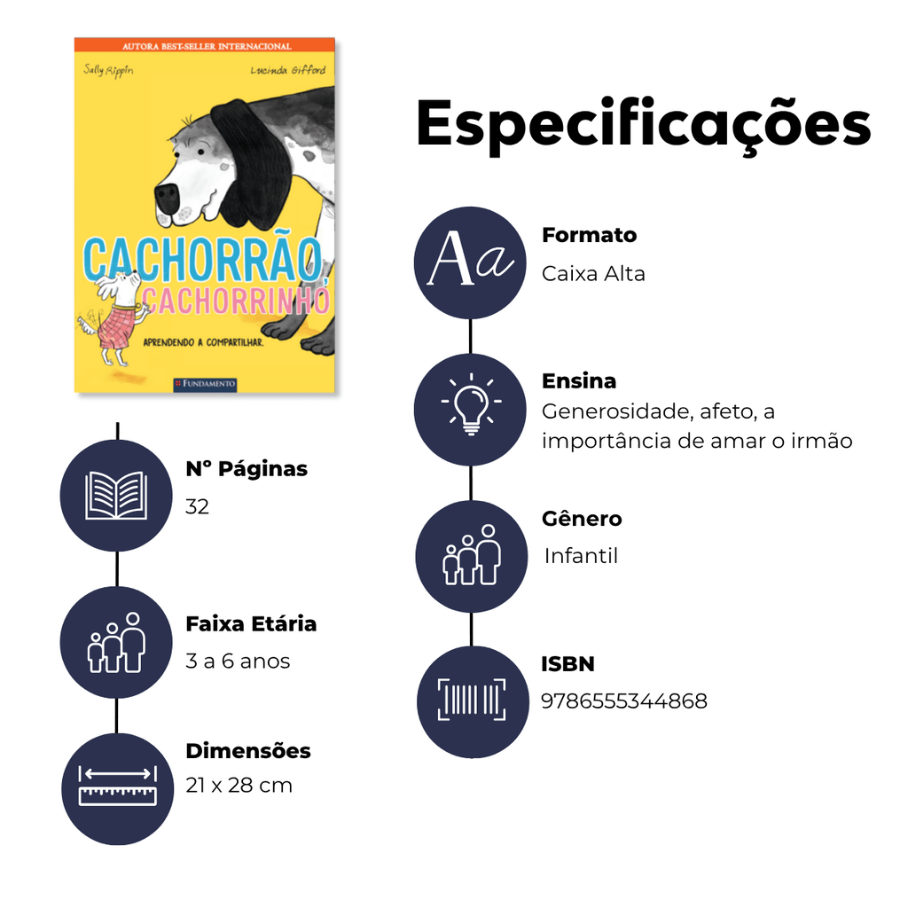 Cachorrão, Cachorrinho (picture Book) - Editora Fundamento livro_infantil