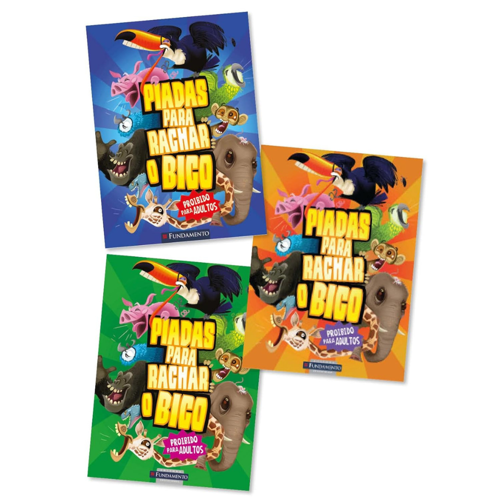 Kit Piadas para Rachar o Bico - 3 Livros