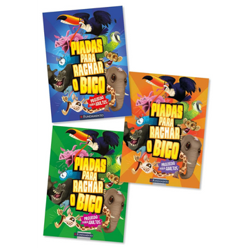 Kit Piadas para Rachar o Bico - 3 Livros