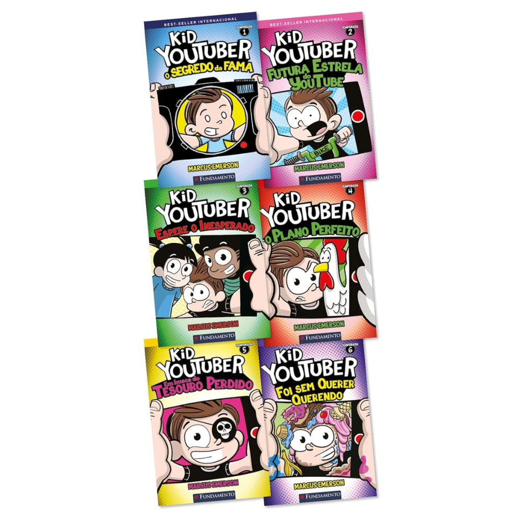 Kit Kid Youtuber - 6 Livros (1 ao 6)
