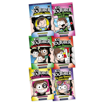 Kit Kid Youtuber - 6 Livros (1 ao 6)