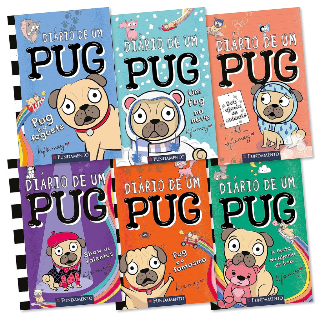Kit Diário de um Pug - 6 Livros (1 ao 6)