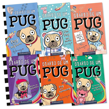 Kit Diário de um Pug - 6 Livros (1 ao 6)