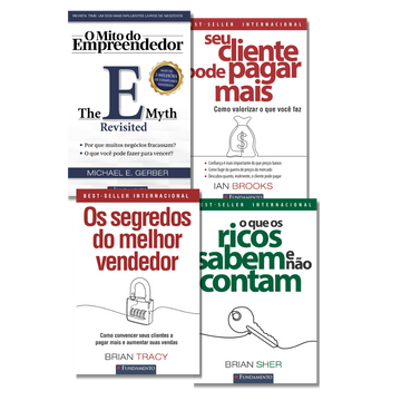 Kit Empreendedor de Sucesso - 4 Livros