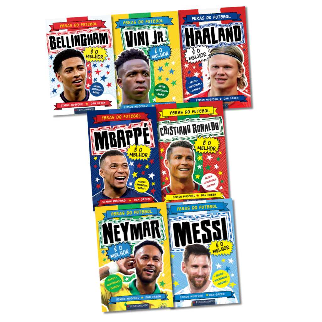 Kit de Livros - Feras do Futebol - 7 Livros