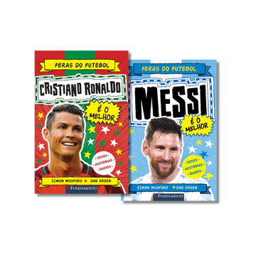 Kit Feras do Futebol - 2 Livros (CR7 e Messi)
