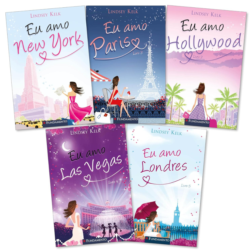 Kit Eu Amo New York, Las Vegas, Paris, Hollywood e Londres (5 Livros)
