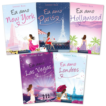 Kit Eu Amo New York, Las Vegas, Paris, Hollywood e Londres (5 Livros)