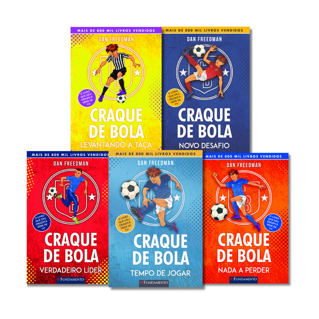 Kit Craque de Bola – 5 Livros (1 ao 5)