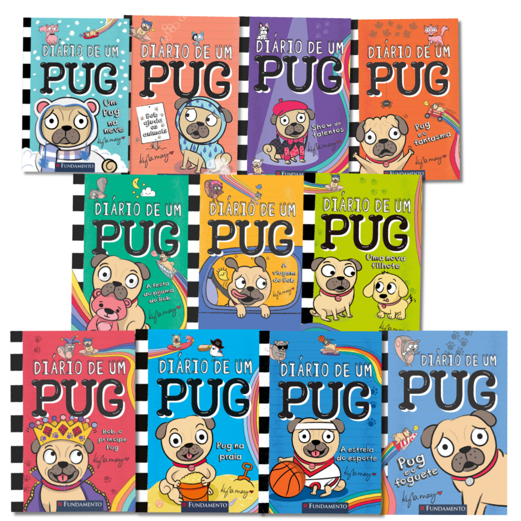 Kit Diário de um Pug - 11 Livros (1 ao 11)