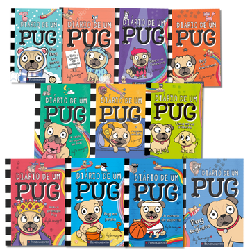 Kit Diário de um Pug - 11 Livros (1 ao 11)