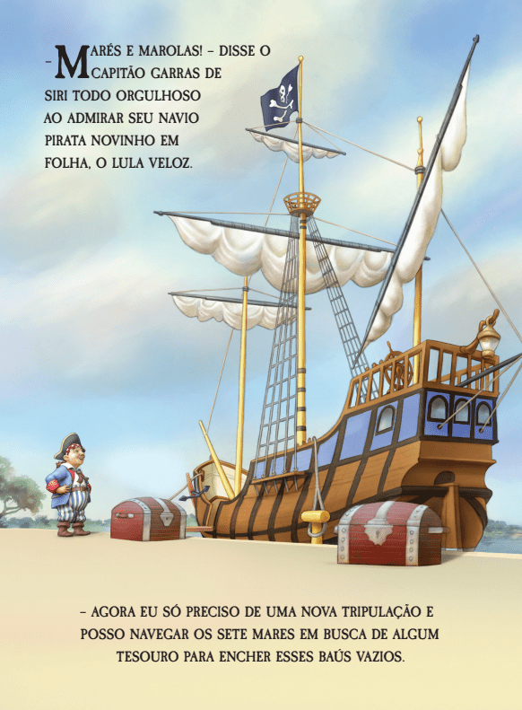 Capitão Garras de Siri - Editora Fundamento livro_infantil