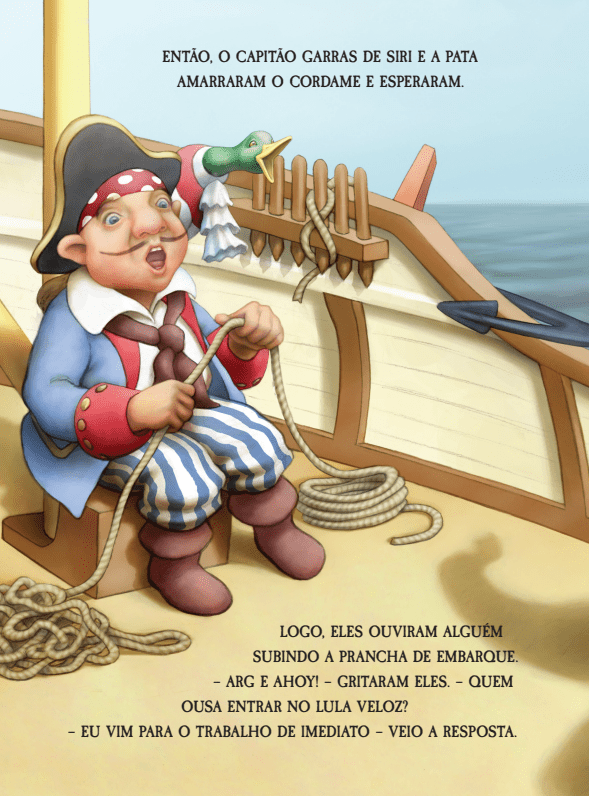 Capitão Garras de Siri - Editora Fundamento livro_infantil