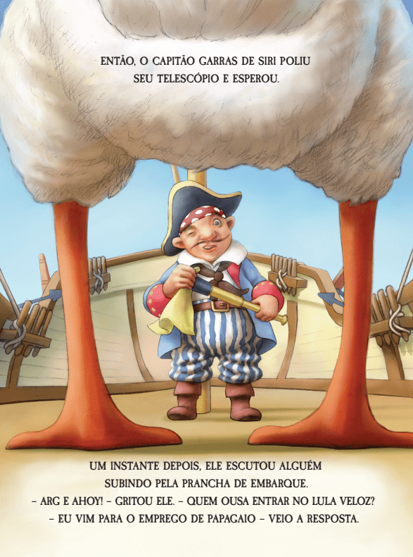 Capitão Garras de Siri - Editora Fundamento livro_infantil