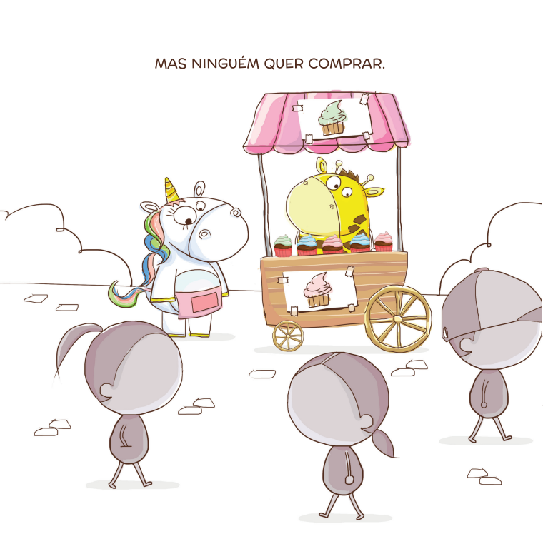O Unicórnio Que Queria Vender Cupcakes