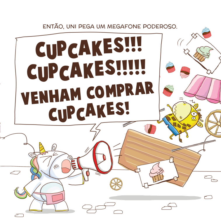 O Unicórnio Que Queria Vender Cupcakes