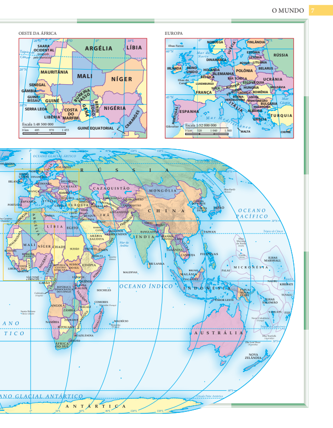 Kit Conhecimento Global - 8 Livros (Breve História + Atlas Geográfico)