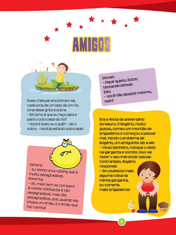 Piadas para Rachar o Bico - Vermelho