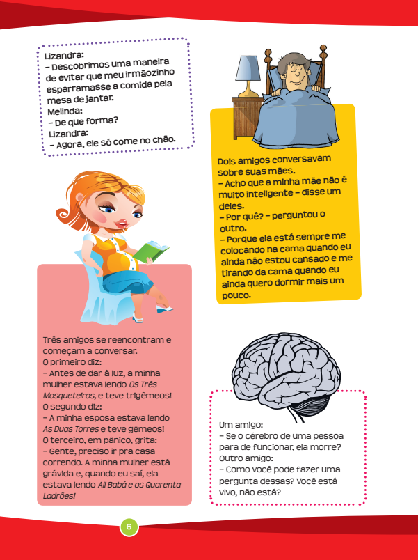 Piadas para Rachar o Bico - Vermelho