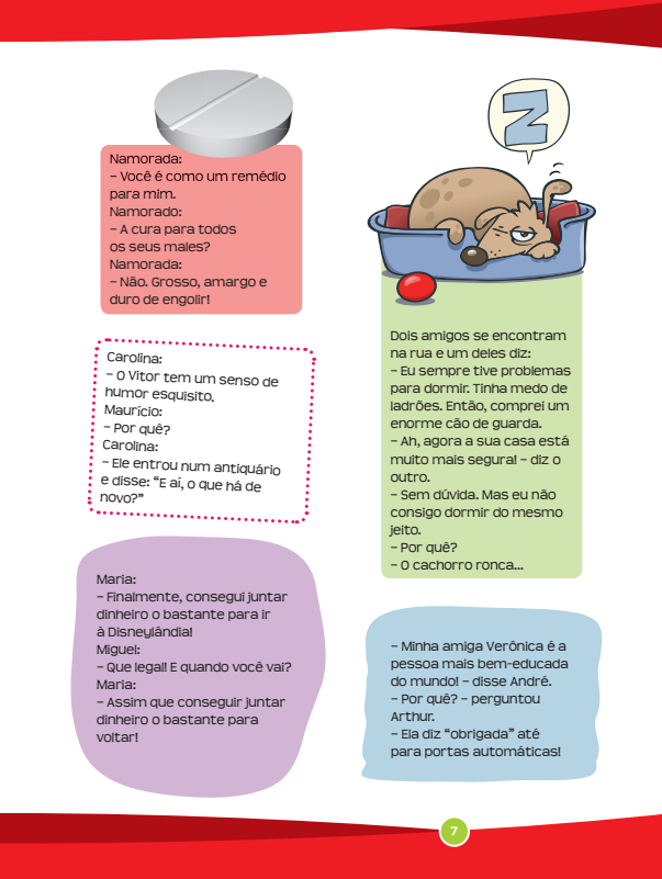 Piadas para Rachar o Bico - Vermelho