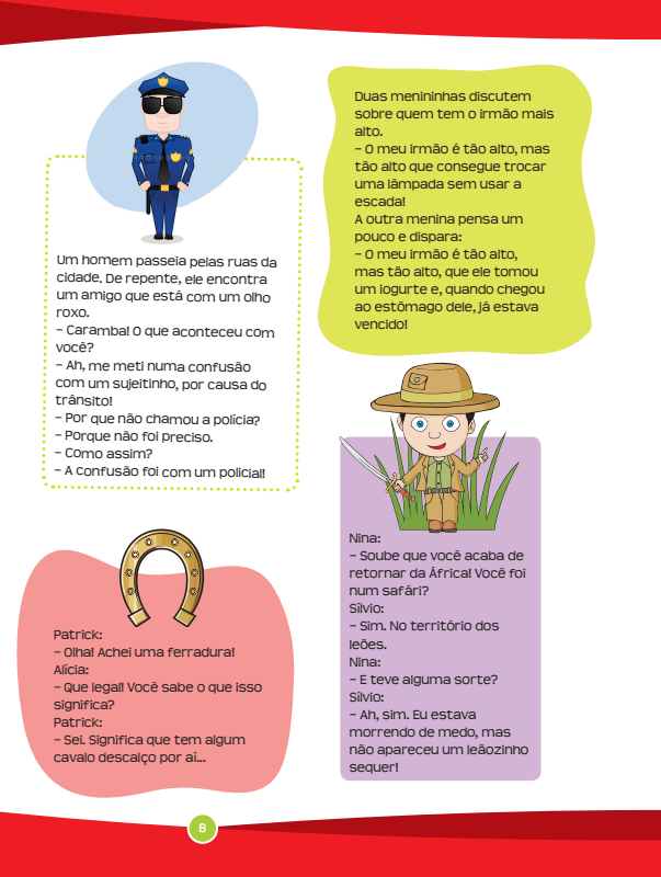 Piadas para Rachar o Bico - Vermelho