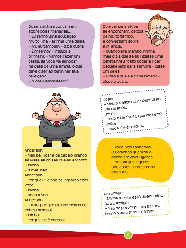 Piadas para Rachar o Bico - Vermelho