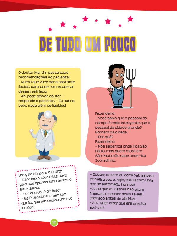 Piadas para Rachar o Bico - Vermelho