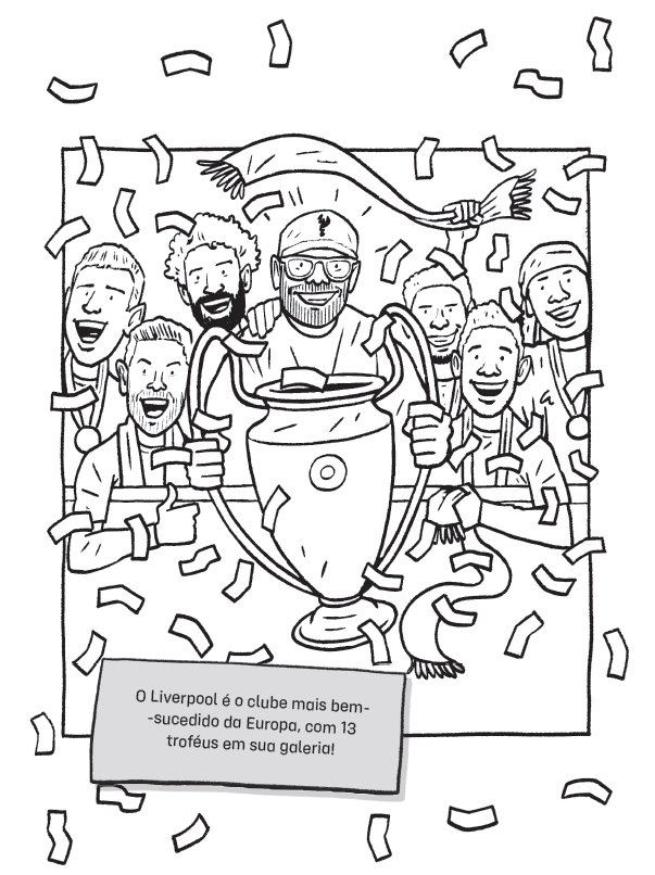 Feras do Futebol: Livro de Colorir