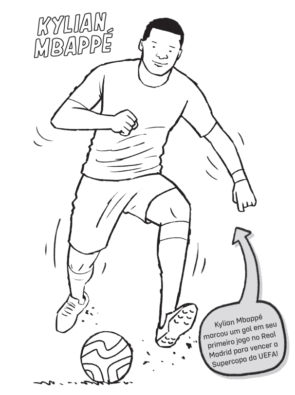 Feras do Futebol: Livro de Colorir