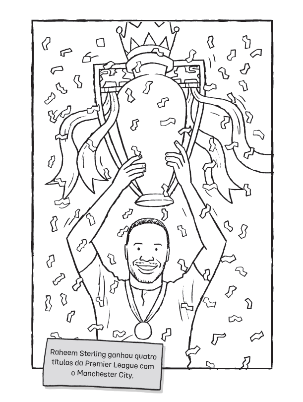 Feras do Futebol: Livro de Colorir