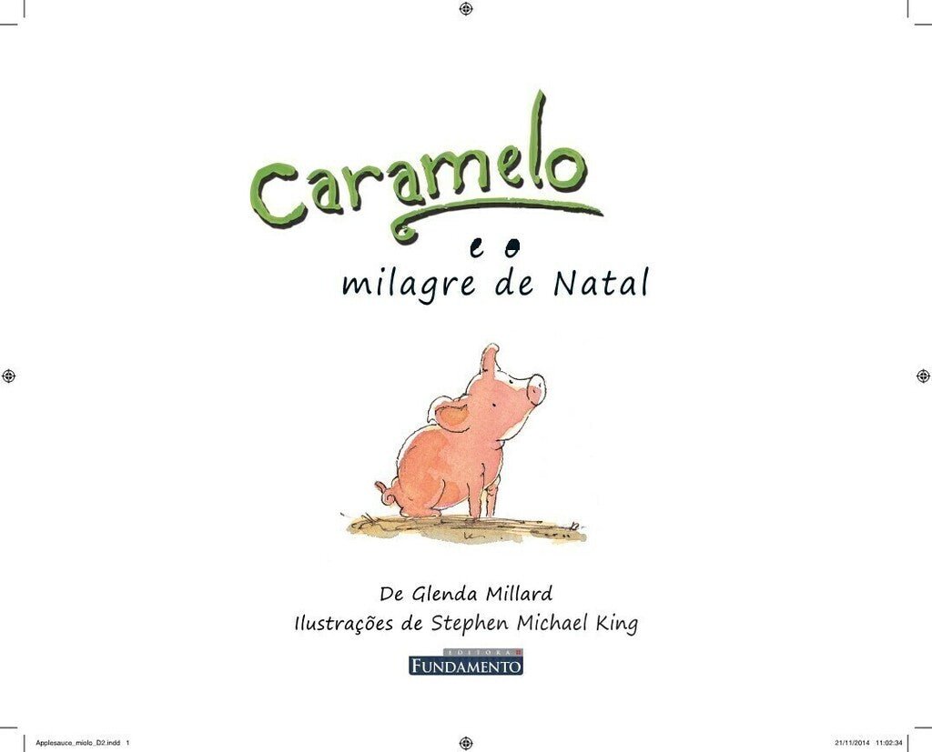 Caramelo e o Milagre de Natal - Editora Fundamento livro_infantil