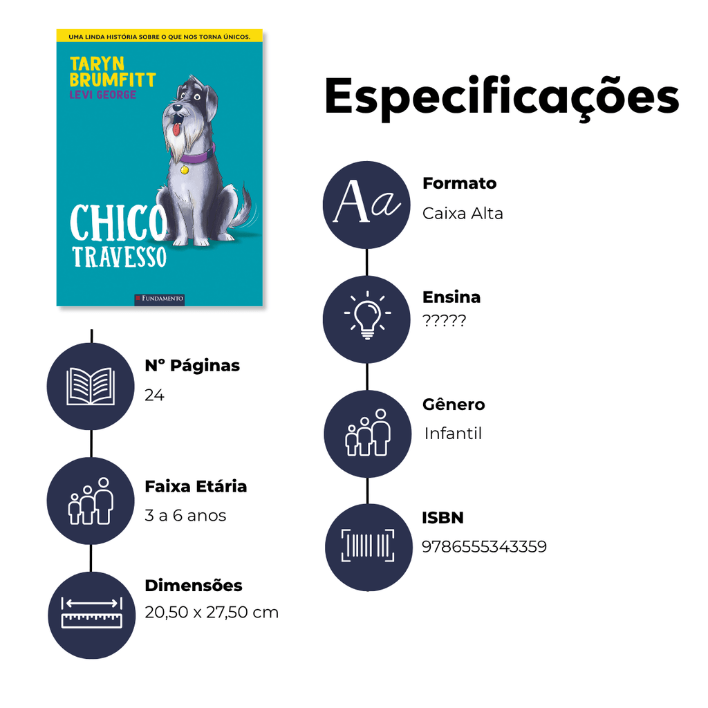 Chico Travesso - Editora Fundamento livro_infantil