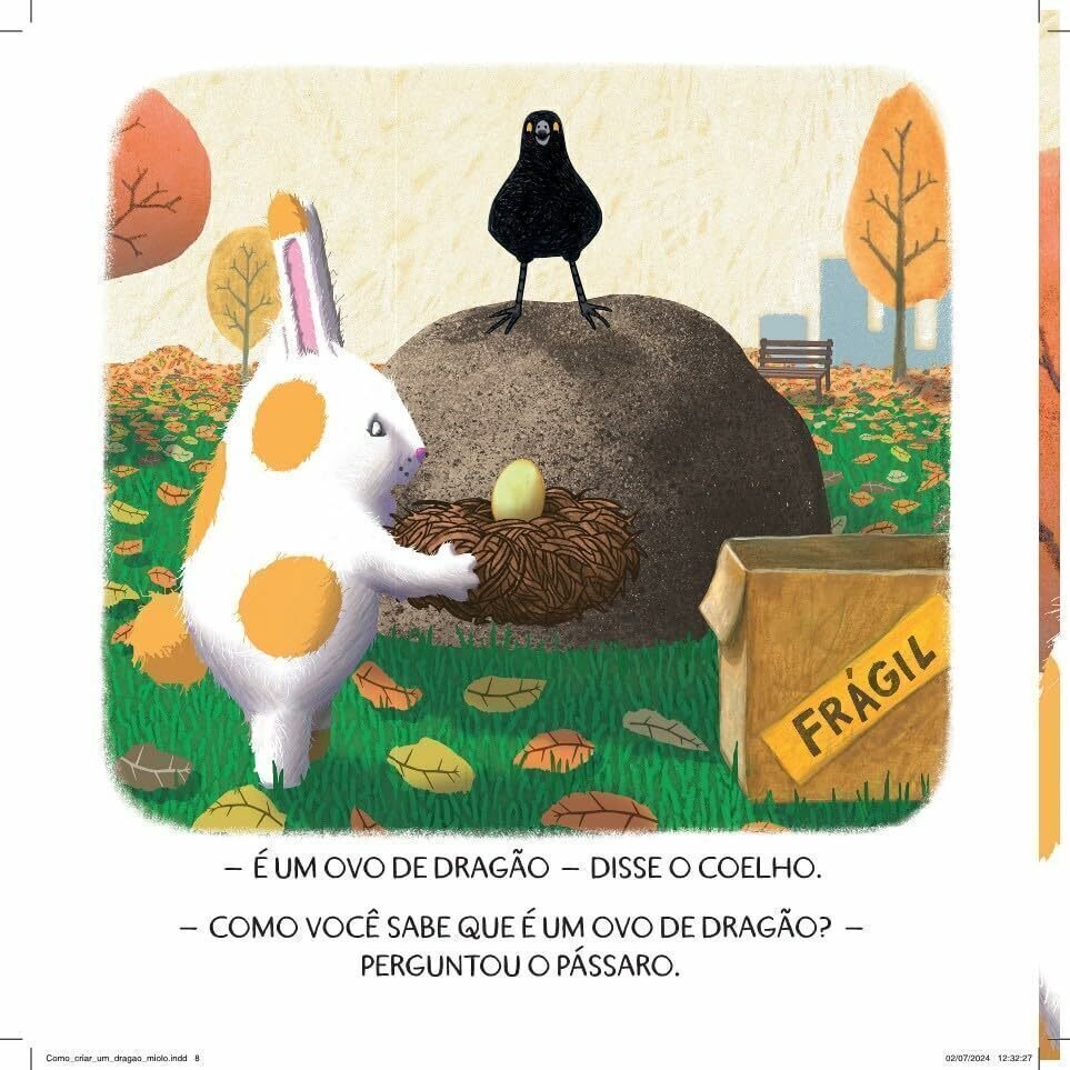Como Criar Um Dragão - Editora Fundamento livro_infantil