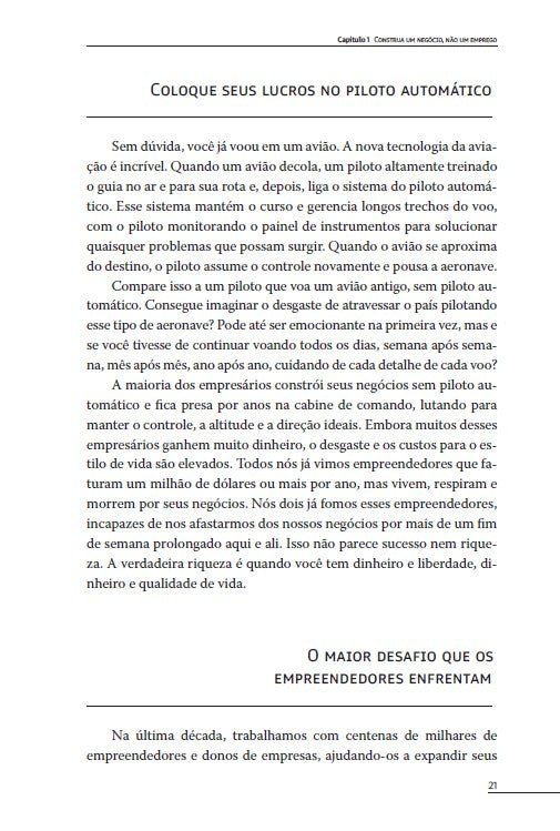 Construa Um Negócio, Não Um Emprego - Editora Fundamento livro_infantil