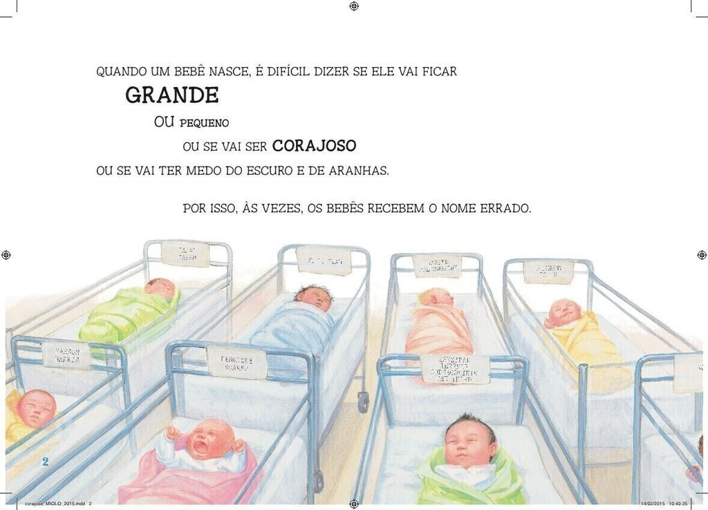 Corajoso - Editora Fundamento livro_infantil