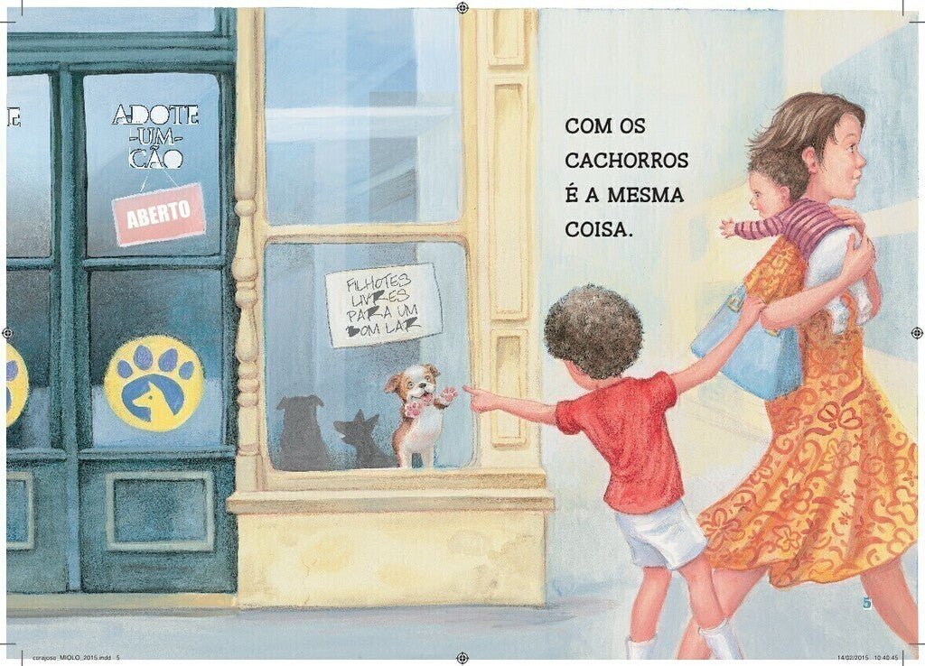 Corajoso - Editora Fundamento livro_infantil