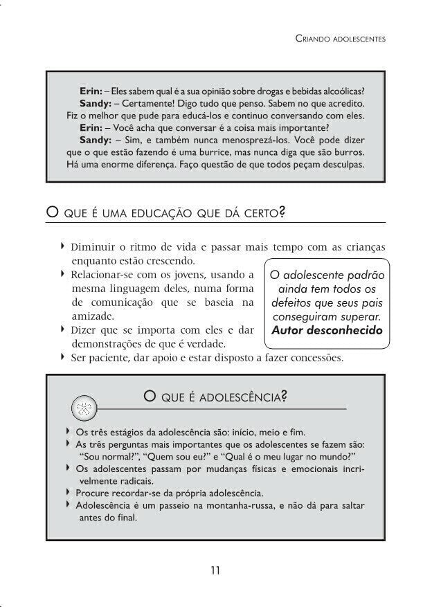 Criando Adolescentes - 3ª Edicao - Editora Fundamento livro_infantil