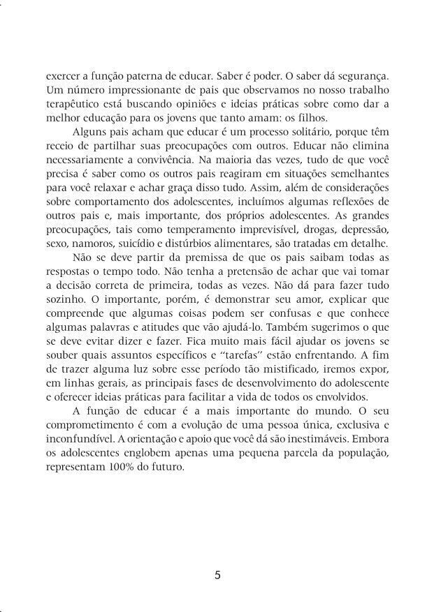 Criando Adolescentes - 3ª Edicao - Editora Fundamento livro_infantil