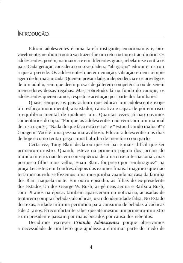 Criando Adolescentes - 3ª Edicao - Editora Fundamento livro_infantil